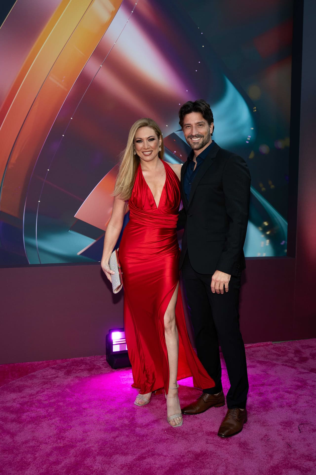 David Chocarro y su esposa, la también actriz Carolina Laursen, disfrutando de esta velada.