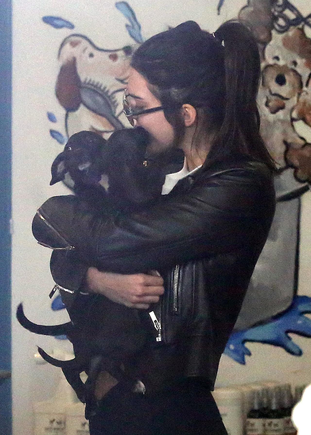 Y los pequeñitos no dejaban de darle lengüetazos.