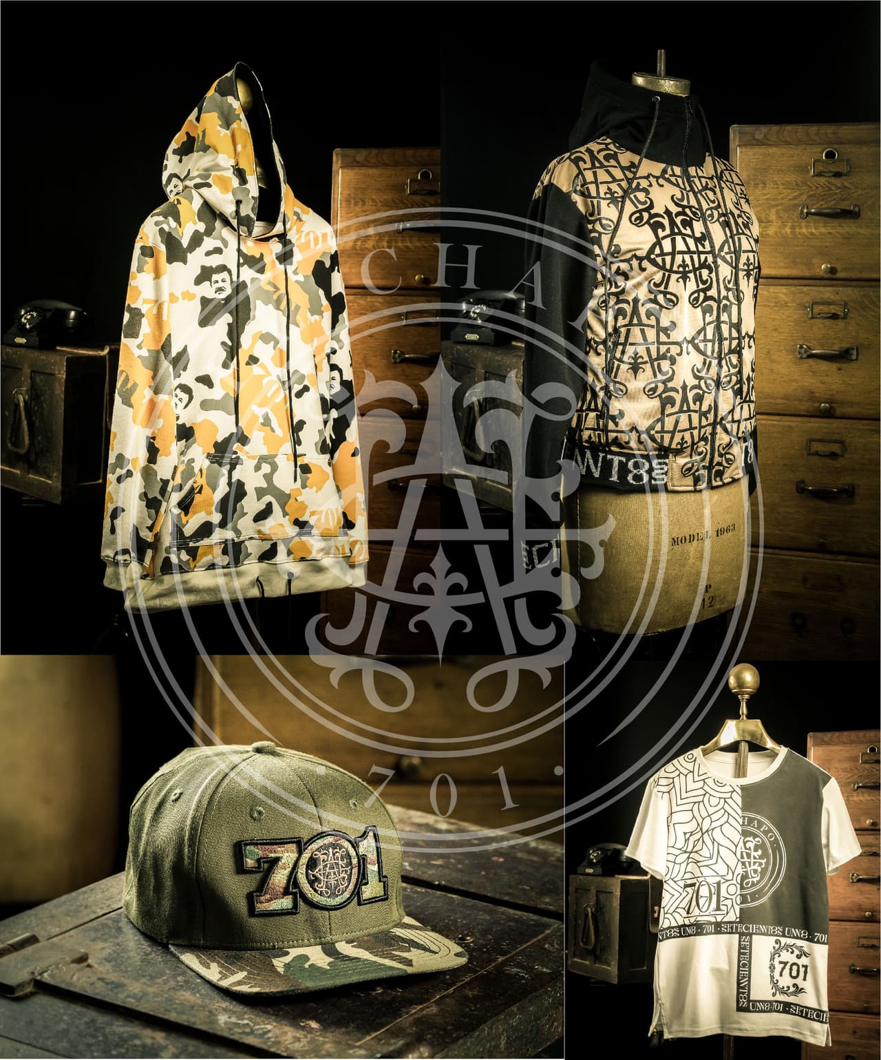 La línea de ropa El Chapo 701 fue registrada en agosto de 2006 en México y fue lanzada al mercado en mayo de 2019. “Hoy te dedico mi proyecto. Hoy festejo tu cumpleaños volviéndote inmortal”, expresó Alejandrina Guzmán en una carta que le escribió en abril a su padre, bajo custodia en Estados Unidos.