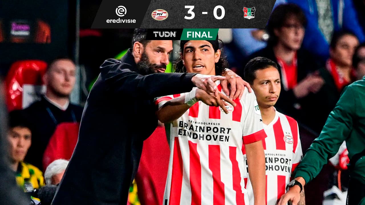 PSV goleó con Gutiérrez en el campo y se acerca al liderato del Ajax
