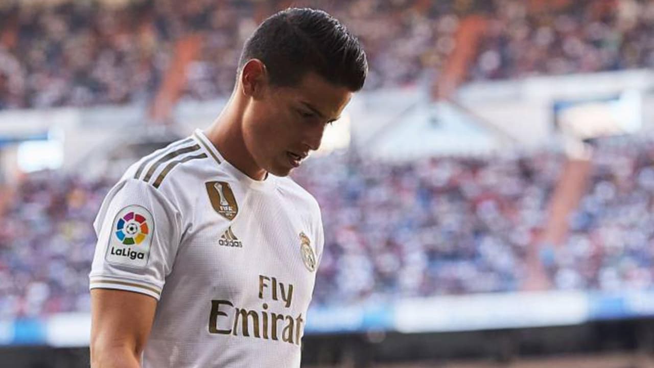 James Rodríguez se siente frustrado por no jugar en el Real Madrid