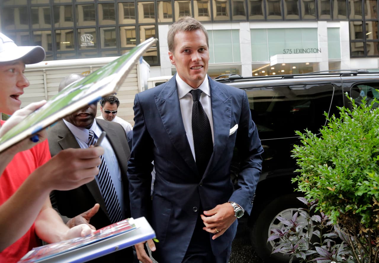 Terminó audiencia de apelación de Roger Goodell a Tom Brady en Nueva York