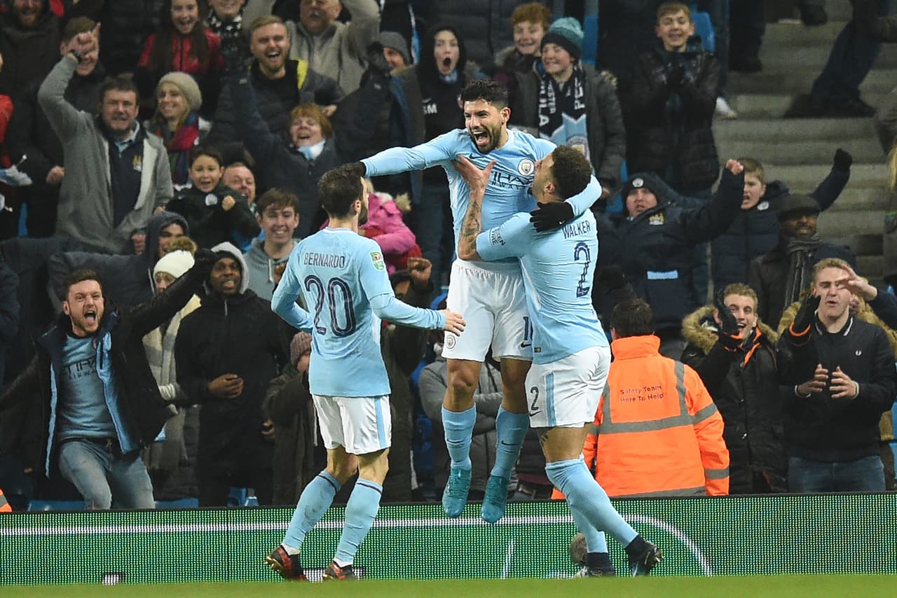 Agüero rescata al Manchester City frente a un sorpresivo Bristol