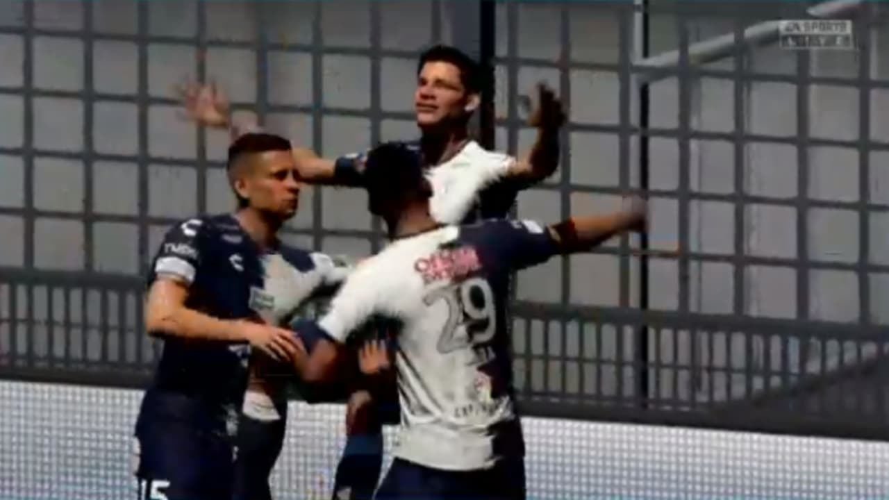 En el futbol virtual, Romario Ibarra, representante de Pachuca, goleó 3-0 a Leandro González y los Xolos de Tijuana.