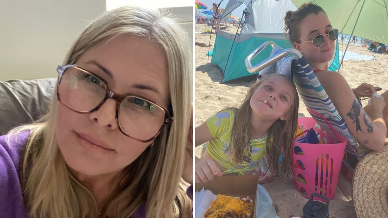 Nicole Eggert está preocupada por sus hijas, Dilyn y Keegan.