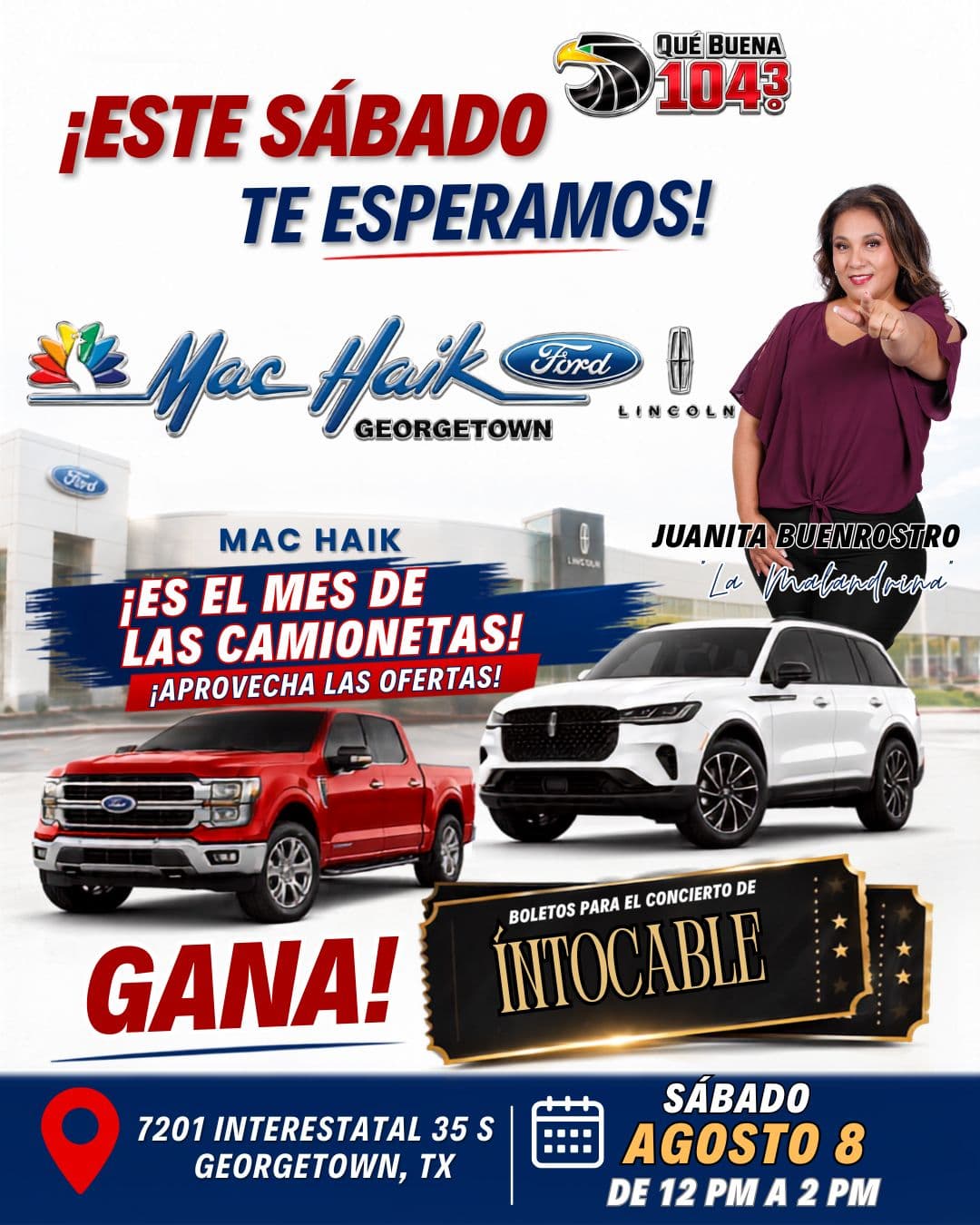 🚘🔥 ¡ESTE SÁBADO TE ESPERAMOS EN MAC HAIK! 🔥🚘