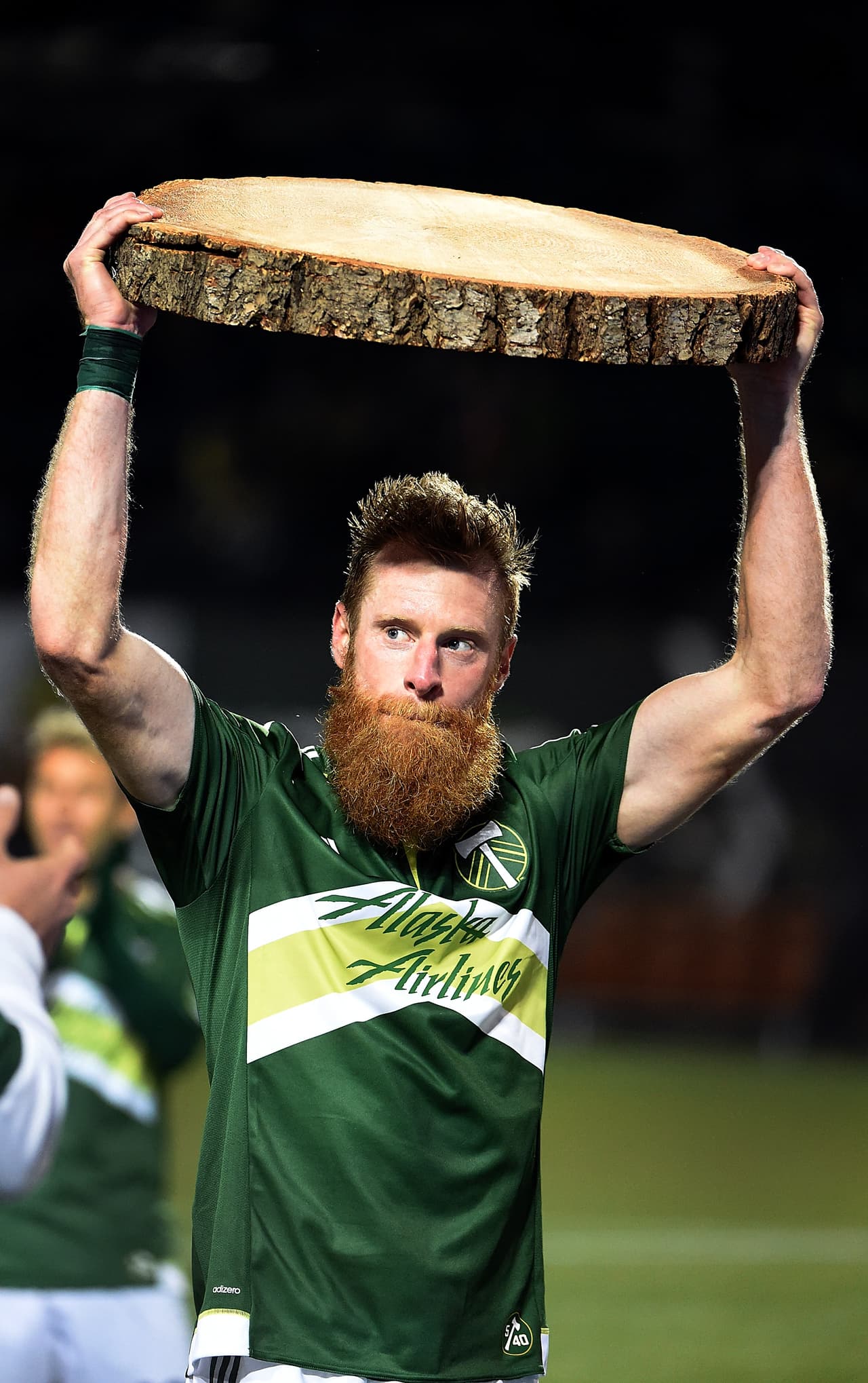 Nat Borchers salió campeón de la MLS en el 2015 con los Portland Timbers. Su apariencia es la de un fortachón leñador, como se apoda al equipo de Oregon.