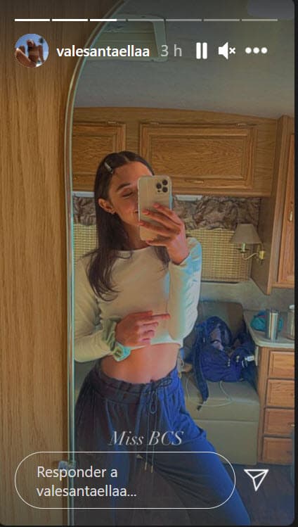 También se ha desarrollado como modelo y actualmente
<b><a href="https://www.instagram.com/valesantaellaa/" target="_blank">lleva una vida vegana</a></b>, según menciona en su cuenta de Instagram.
<br>