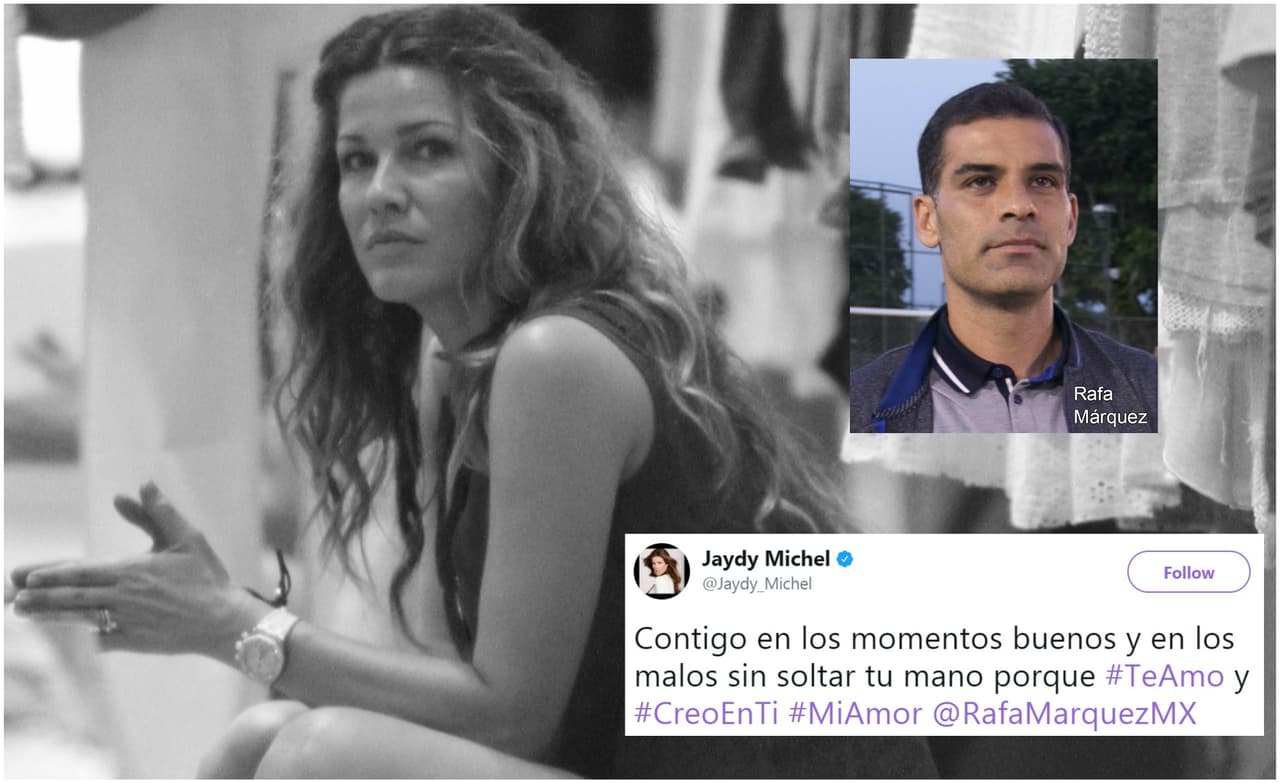 Jaydy Michel por fin sale a demostrarle apoyo a su esposo Rafael Márquez
