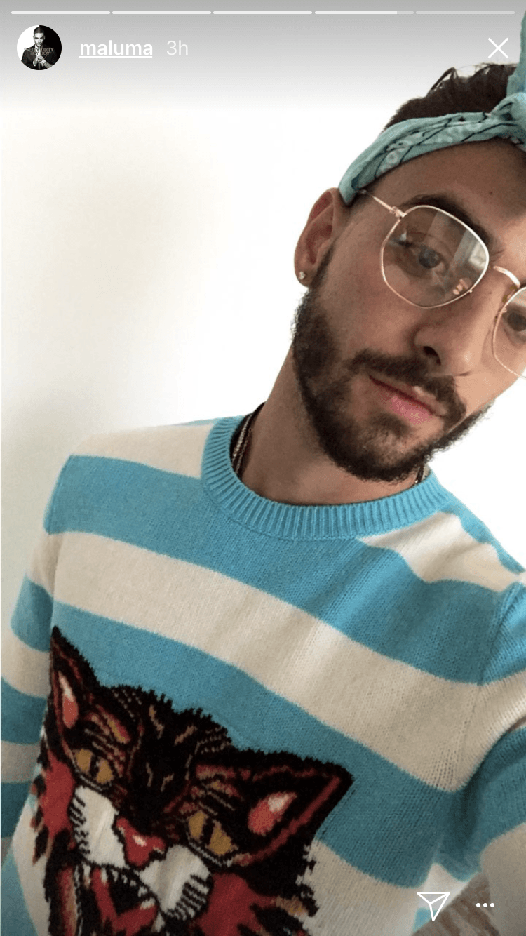 Pues ahora parece que Maluma quiere volver a comenzar este trend.