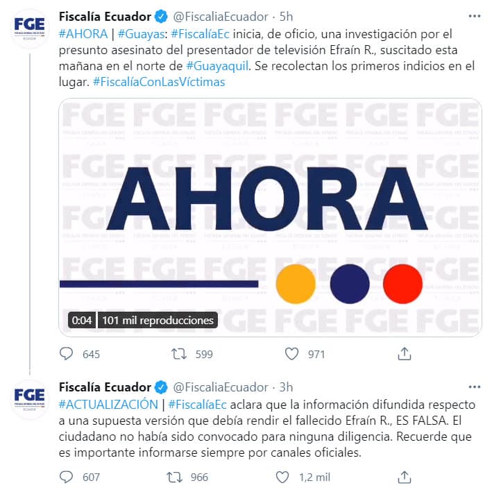 De acuerdo con información del diario ecuatoriano El Telégrafo, la Policía Nacional catalogó el incidente como "sicariato". Además, de manera extraoficial el diario informó que los delincuentes se movilizaron en un automóvil y una motocicleta.
<br>