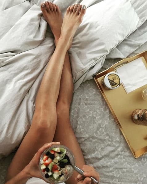 Además del ejercicio, Fabiola mantiene una alimentación muy sana.