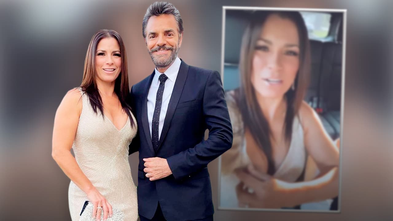 “Con el brasier de fuera”, Alessandra Rosaldo sufre un desliz con su elegante ‘look’ junto a Eugenio Derbez