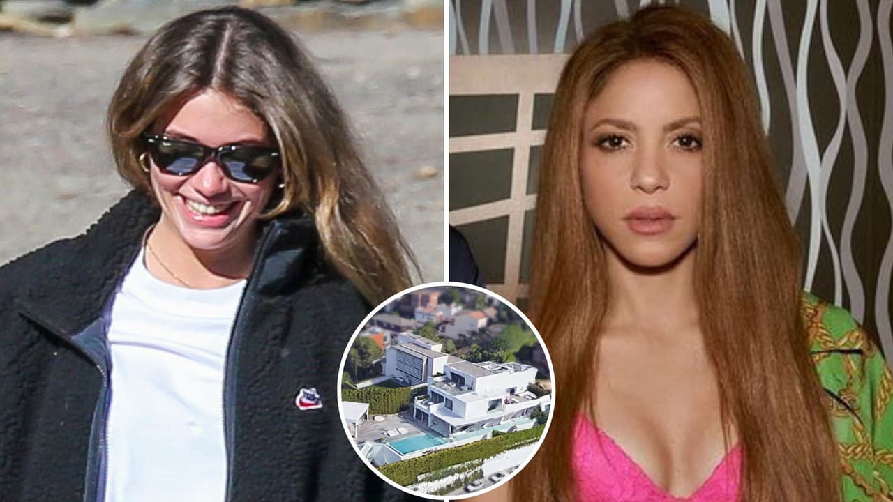 Clara Chía se habría fotografiado dentro de la mansión en Barcelona que era de Shakira 