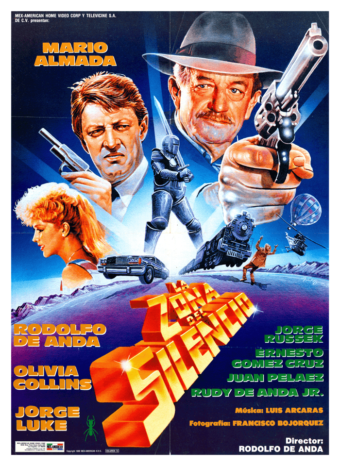 Filmada en 1990 esta película narra sucesos fantásticos que ocurren en la zona del silencio, en México.