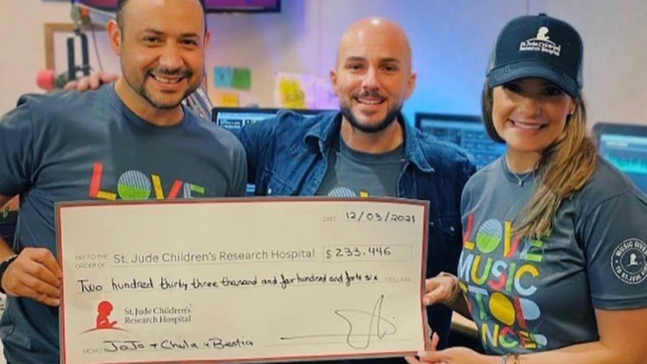 El equipo de Univision Radio Houston logró superar la meta para ayudar a los niños del hospital infantil St. Jude.