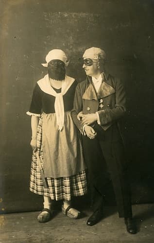 También los más grandes participaban en esta famosa costumbre.