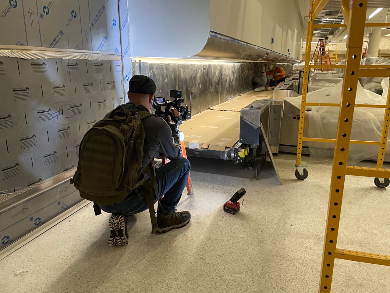 Los trabajos de reparación en el aeropuerto internacional de Miami también se hacen en áreas que no están abiertas al público.