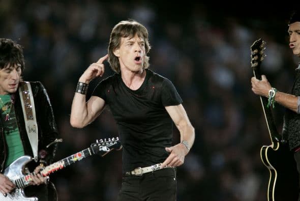 Mick Jagger interpretó los temas "Start Me Up", "Rough Justice" y "(I Can't Get No) Satisfaction".