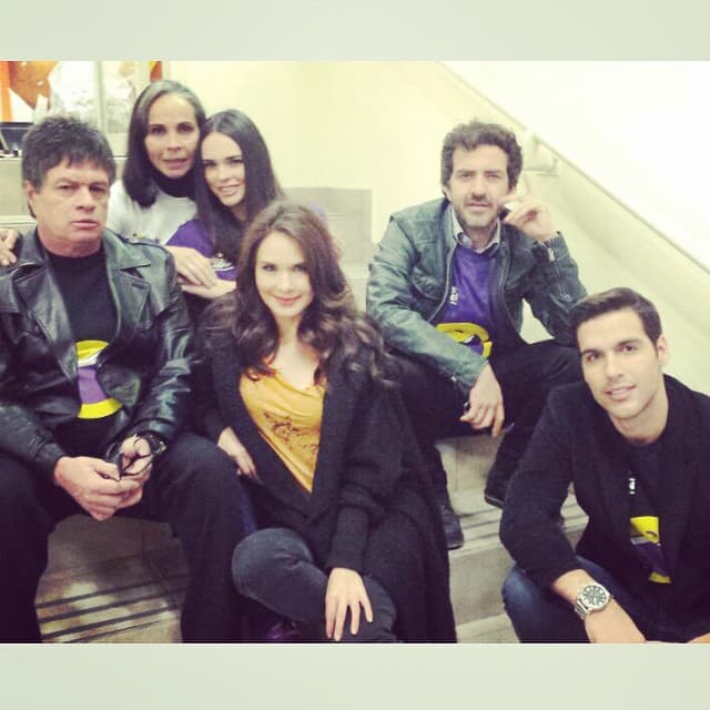 Adriana Louvier, Lenny de la Rosa, Flavio Medina, Macaria y Alejandro Camacho se volvieron grandes amigos.