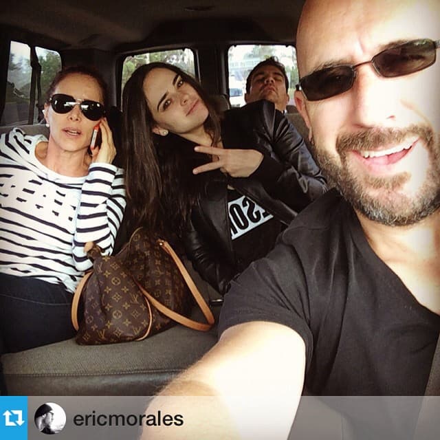 Dentro de la producciión encontró a una gran familia.