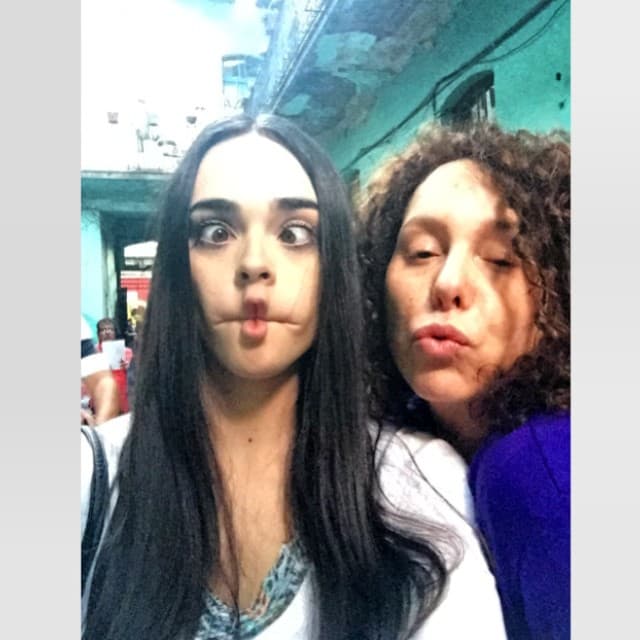 Gozaron cada día las grabaciones de la telenovela.