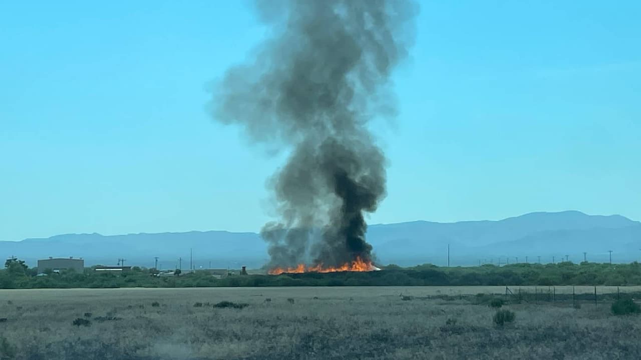 Incendio forestal en Fort Huachuca ha quemado hasta 1,000 acres de vegetación