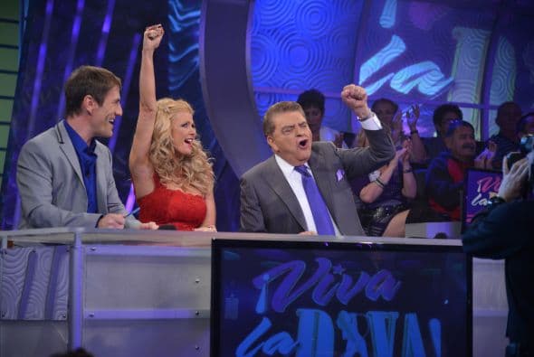 Nuestro carismático Don Francisco disfrutó al máximo la competencia.