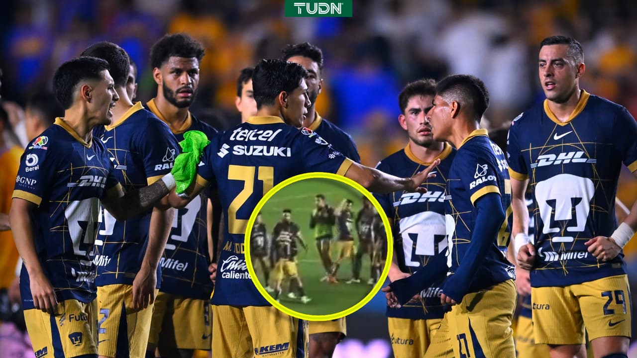 ¡Casi a los golpes! La discusión entre jugadores de Pumas