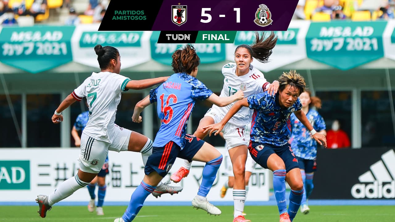 Mexico cae por goleada ante Japón pero vuelve a marcar después de tres juegos sin lograrlo