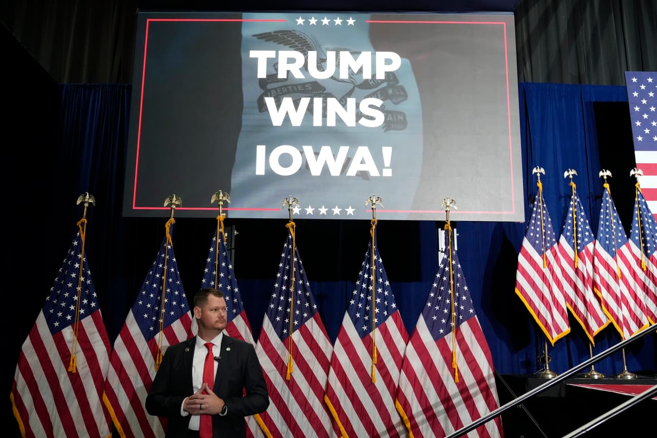 Por qué dieron a Trump ganador en Iowa tan pronto