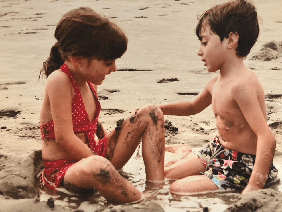 Mariana y José Antonio, mellizos de Natalia Esperón