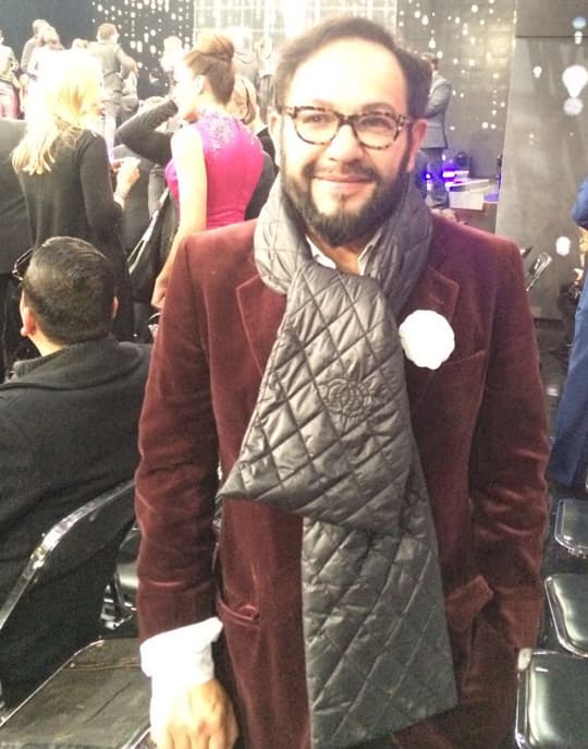 El experto en moda del periódico Reforma Fernando Toledo.