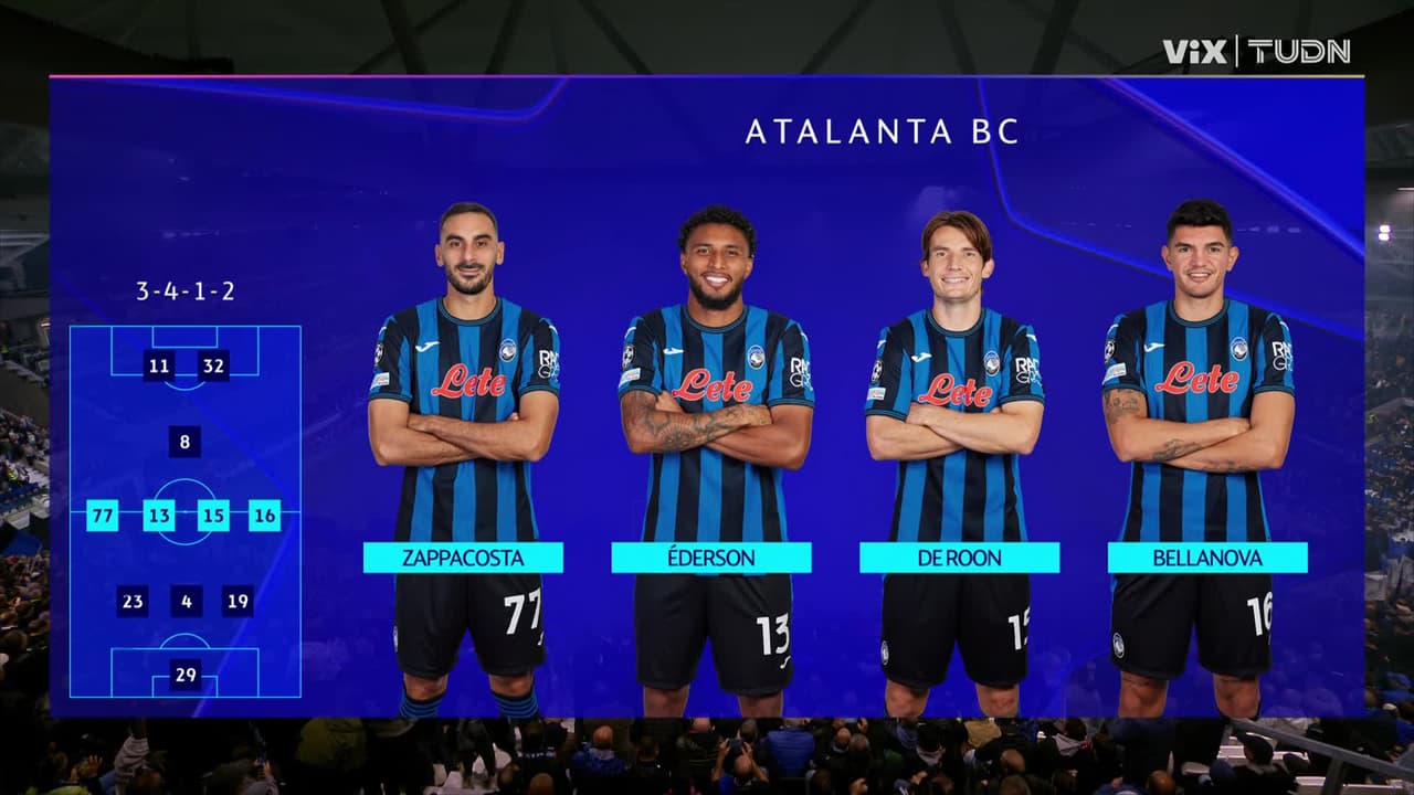 ¡Todo listo en Bérgamo! Estas son las alineaciones del Atalanta vs. Celtic