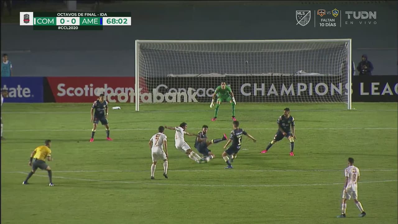 ¡América la está pasando mal! Segunda jugada en la que Comunicaciones no concreta