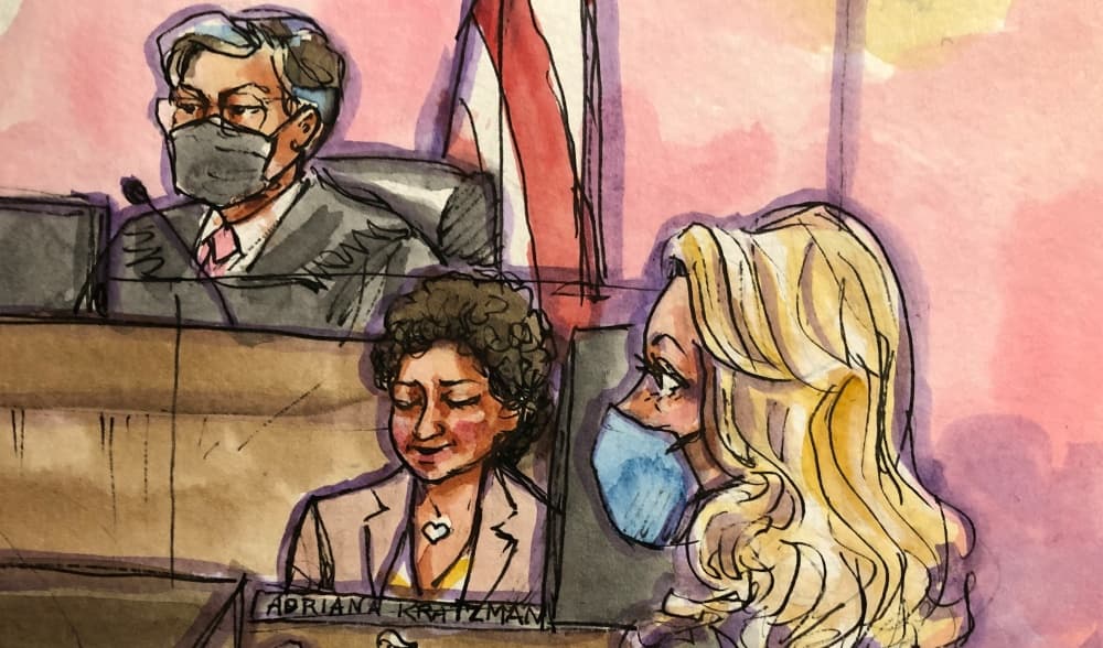 Elizabeth Holmes durante su juicio