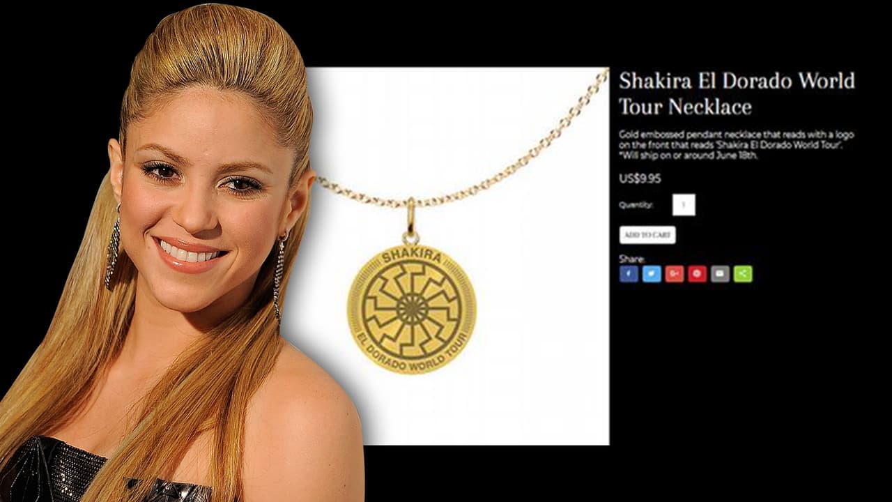 Tras polémica, Shakira retira de su portal una medalla con un símbolo nazi