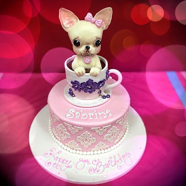 ¡Qué cute! Vean el hermoso pastel que le mandó hacer para su cumpleaños.