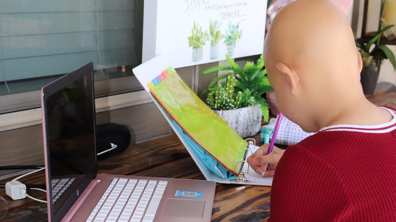 De acuerdo con Greysi Gómez, Gigi siempre ha querido tomar clases de forma presencial, sin embargo, no ha sido posible.