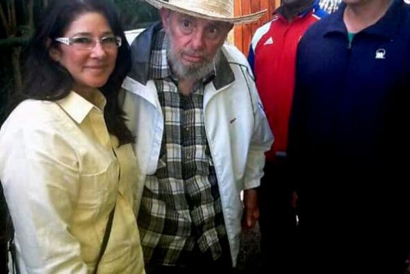 28 abril: Nicolás Maduro publicó esta imagen de Fidel Castro en su cuenta de Twitter, tras su encuentro de cinco horas en La Habana.