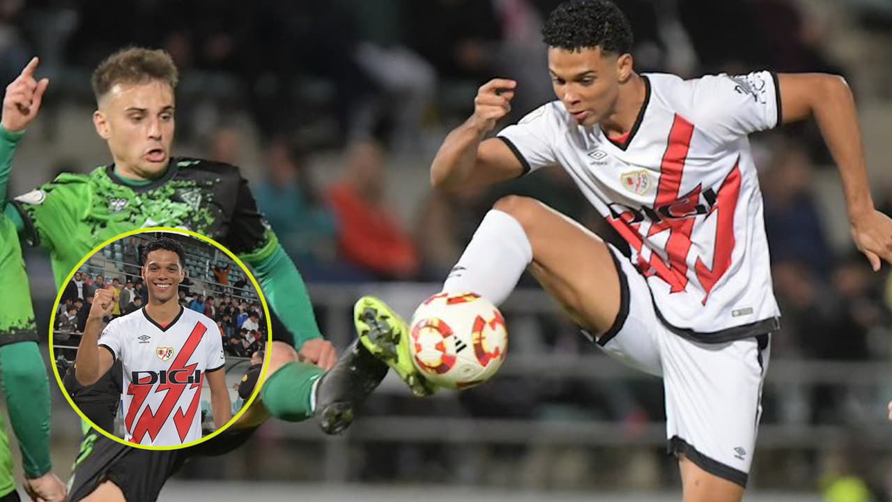 El hijo de Samuel Eto'o debuta y marca gol con Rayo Vallecano