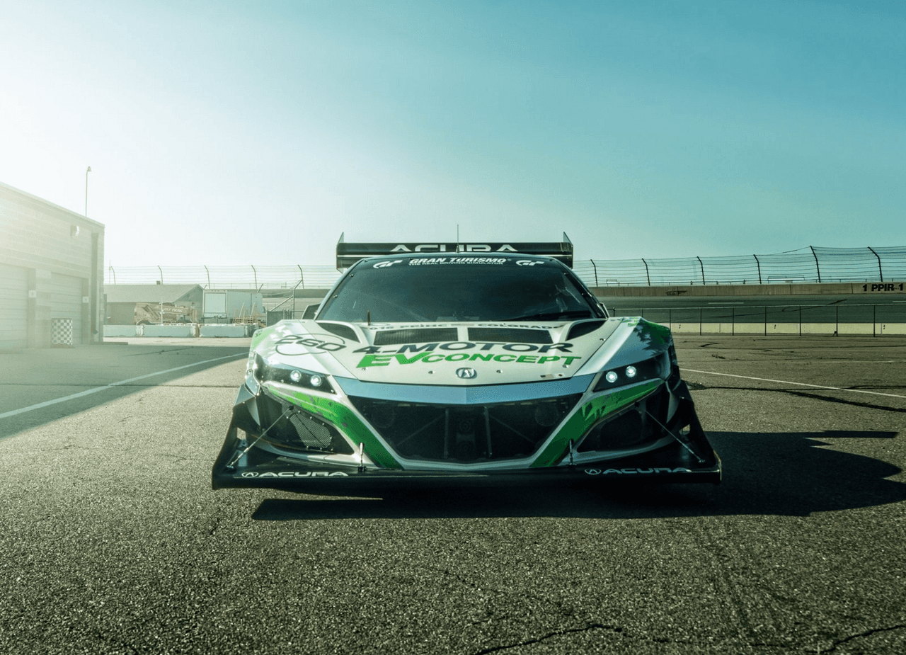 Acura NSX EV Concept: el auto de carreras eléctrico que sube montañas