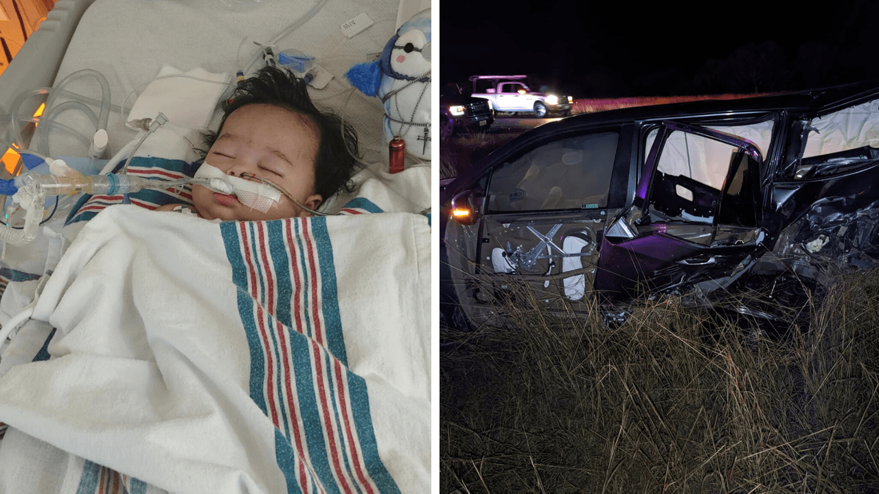 Una bebé hispana está en coma luego de un choque en el que acusan a sospechoso de ir drogado