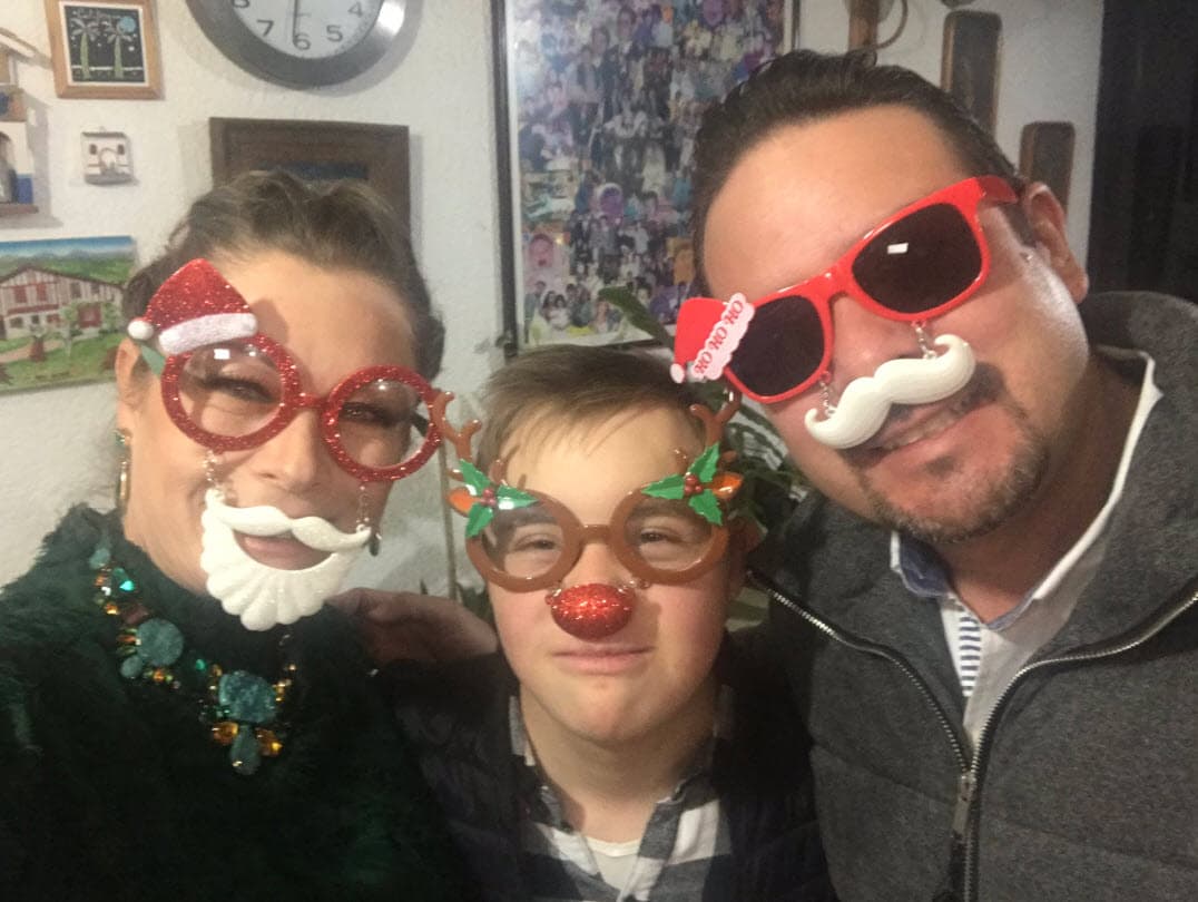 Lety Calderón terminó el año 2018 feliz en compañía de sus hijos y familiares.