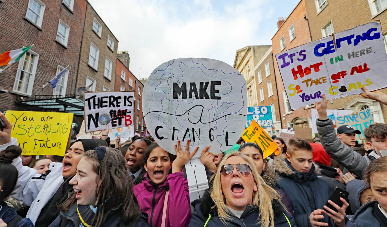 <b>Dublín, Irlanda</b>. Se prevé que las de esta semana sean las manifestaciones más grandes a nivel internacional que se hayan registrado en contra del cambio climático hasta la fecha.