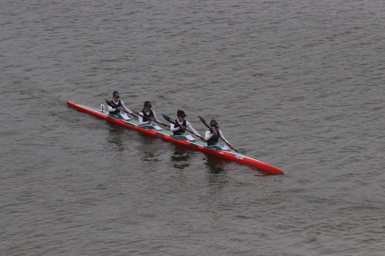México logra plata en canotaje K4 500m