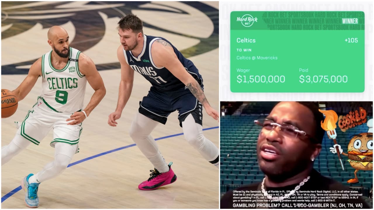 <h2 class="cms-H2-H2">2.- Anónimo (Apuesta: $1,500,000 | Ganancias: $ 3,075,000) – 2024, NBA</h2>
<br>Un fanático de la NBA 
<a href="https://www.instagram.com/p/C8I-nQAsSLh/?img_index=1" target="_blank">apostó</a> $1,500,000 a que los Boston Celtics vencerían a los Dallas Mavericks en su cancha local. Con una probabilidad de +105, obtuvo una ganancia de $1,575,000, lo que resultó en un pago total de $3,075,000, luego de que los Celtics lograran una ventaja de 3-0 en la serie. Según Hard Rock Sportsbook, esta es una de las mayores victorias en apuestas reportadas en 2024.