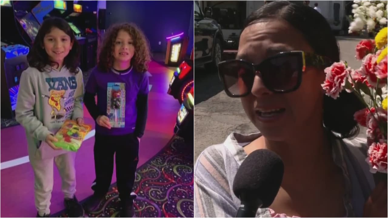 <b>"Mami, gracias": entre lágrimas, esta madre cuenta que entró a la escuela durante el tiroteo y sacó a sus dos hijos</b>
<br>
<br>"Podía oír los balazos", cuenta Angélica Gómez sobre lo que vivió cuando entró a la escuela para sacar a sus dos hijos que estaban en el salón de clases de al lado donde el atacante se atrincheró y cometió la masacre. Narra entre lágrimas lo que le dijeron sus hijos cuando los puso a salvo.