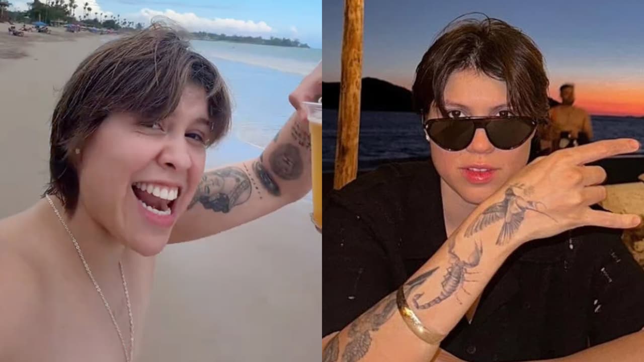 Michelle Maciel se deja ver sin camisa tras cirugía de busto: así aparece el cantante de regional