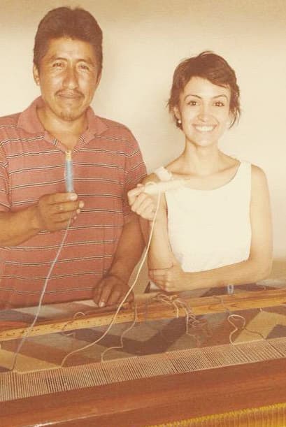 Marisol Centeno trabaja de la mano con artesanos mexicanos para diseñar tapetes.